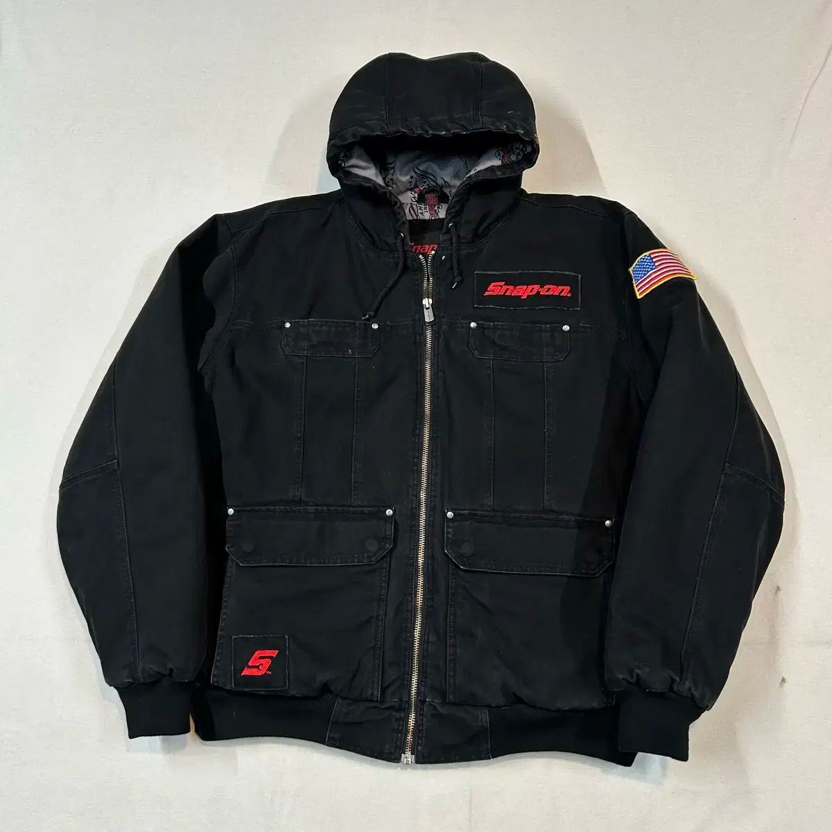 XL) スナップオン SNAP-ON USA ブラック アクティブ フーディー