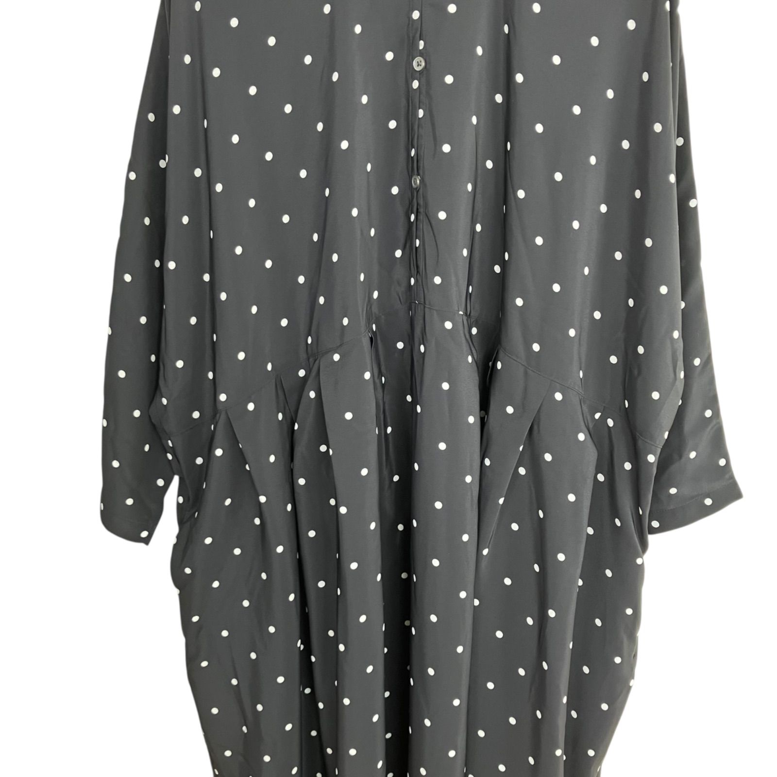 JOURNAL STANDARD LUXE 2021AW ドット ampleプルワンピース F ブラック