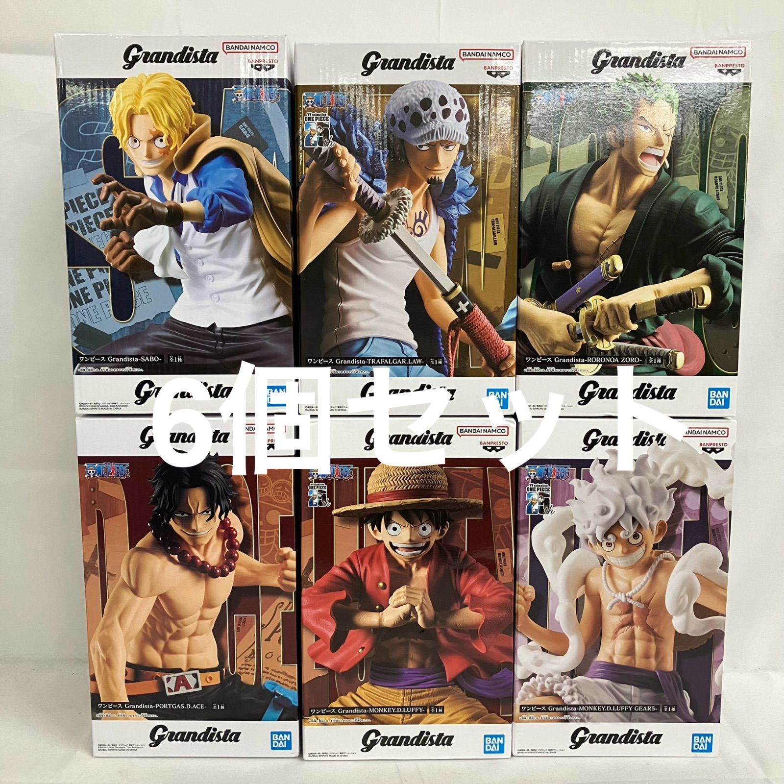 未開封 ワンピース Grandista フィギュア 6個セット SFJ420 c099