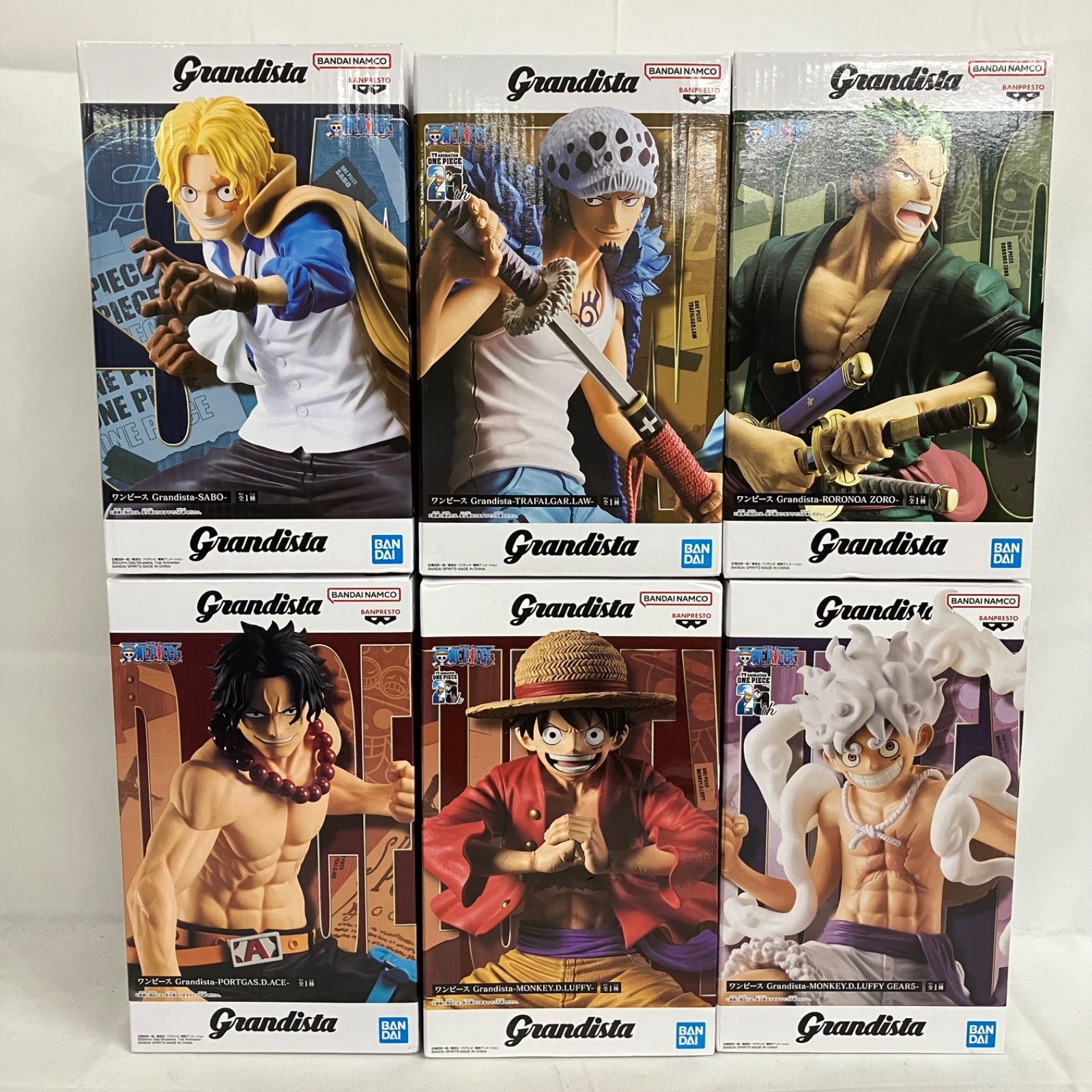 未開封 ワンピース Grandista フィギュア 6個セット SFJ420 c099