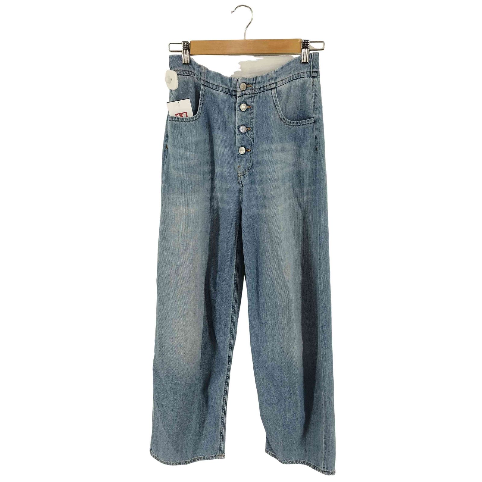 MM6 Maison Margiela ステッチ ハイウエストデニムパンツ 36 MM6 Maison Margiela ステッチ ハイウエストデニムパンツ 36 MM6