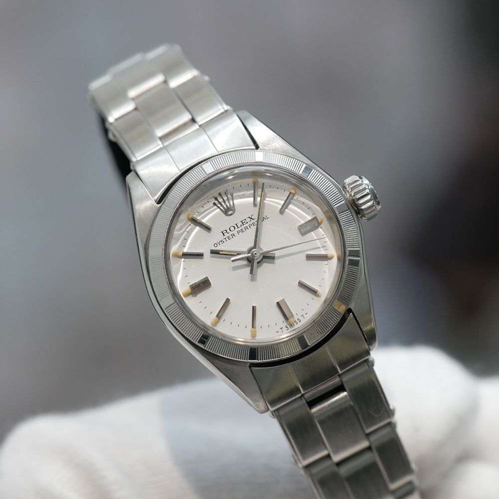 ROLEX オイスターパーペチュアル スノーホワイト 1969年頃 Ref.6623 アンティーク品 レディース 腕時計