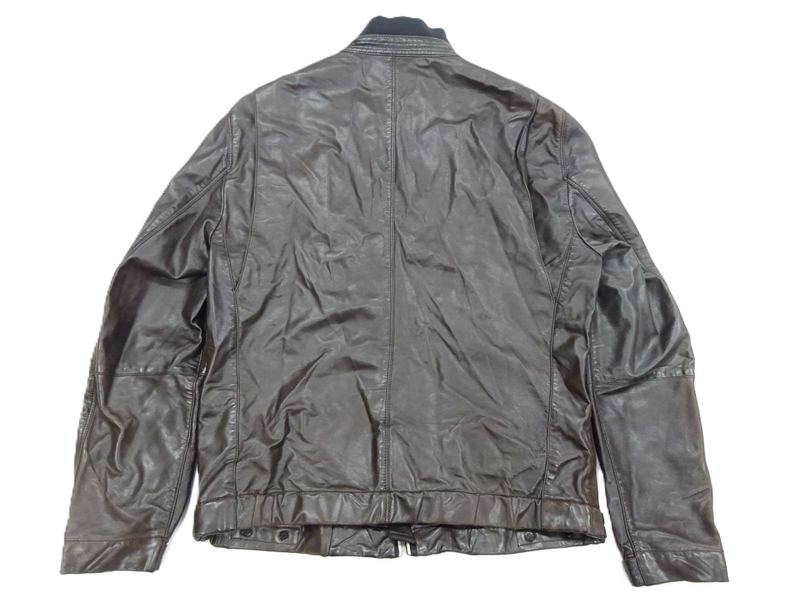11AW ストーンアイランド STONE ISLAND レザー ジャケット MUSSOLA