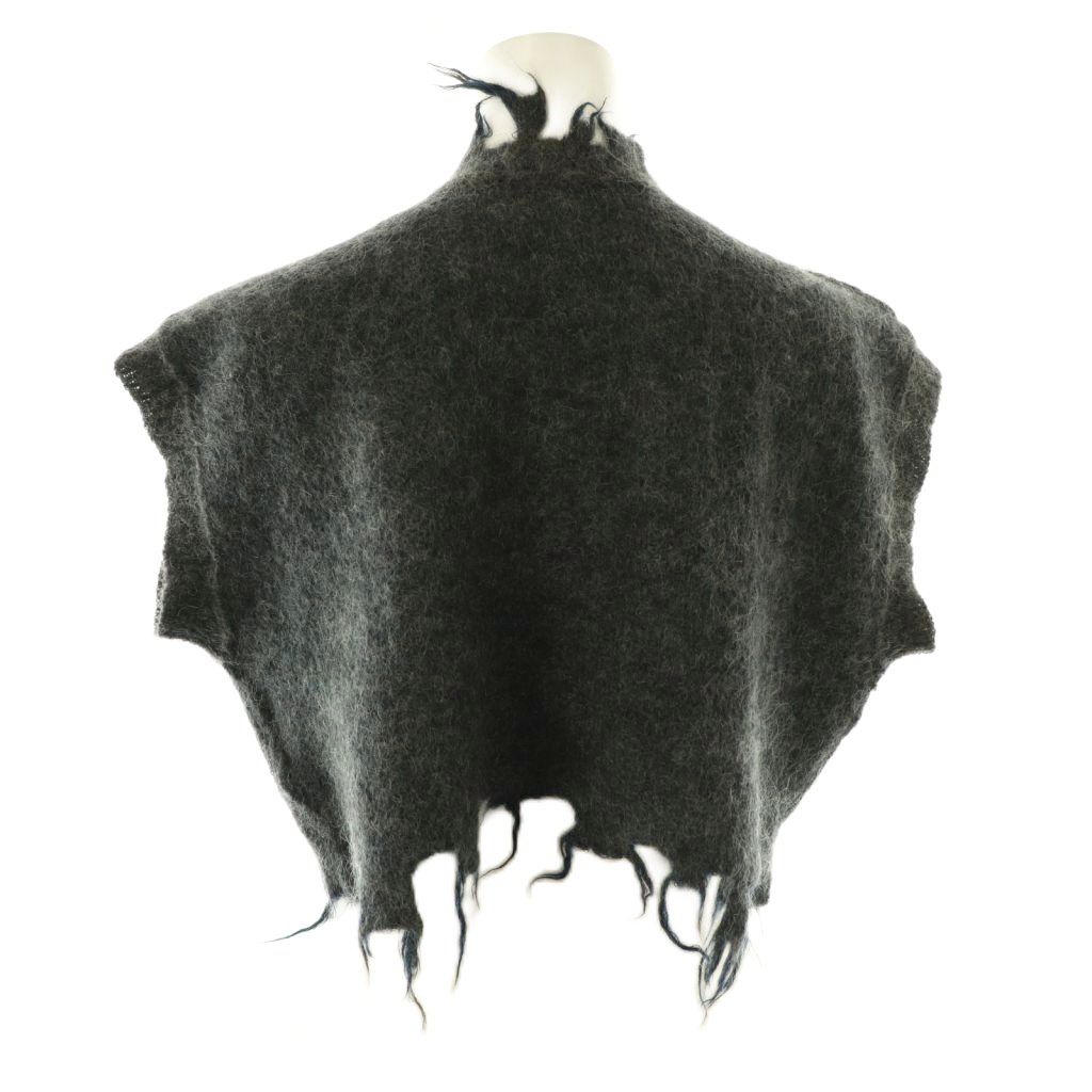 PERVERZE パーバーズ モヘアニットベスト パーバーズ PERVERZE モヘアウールダメージ加工ニットカーディガン