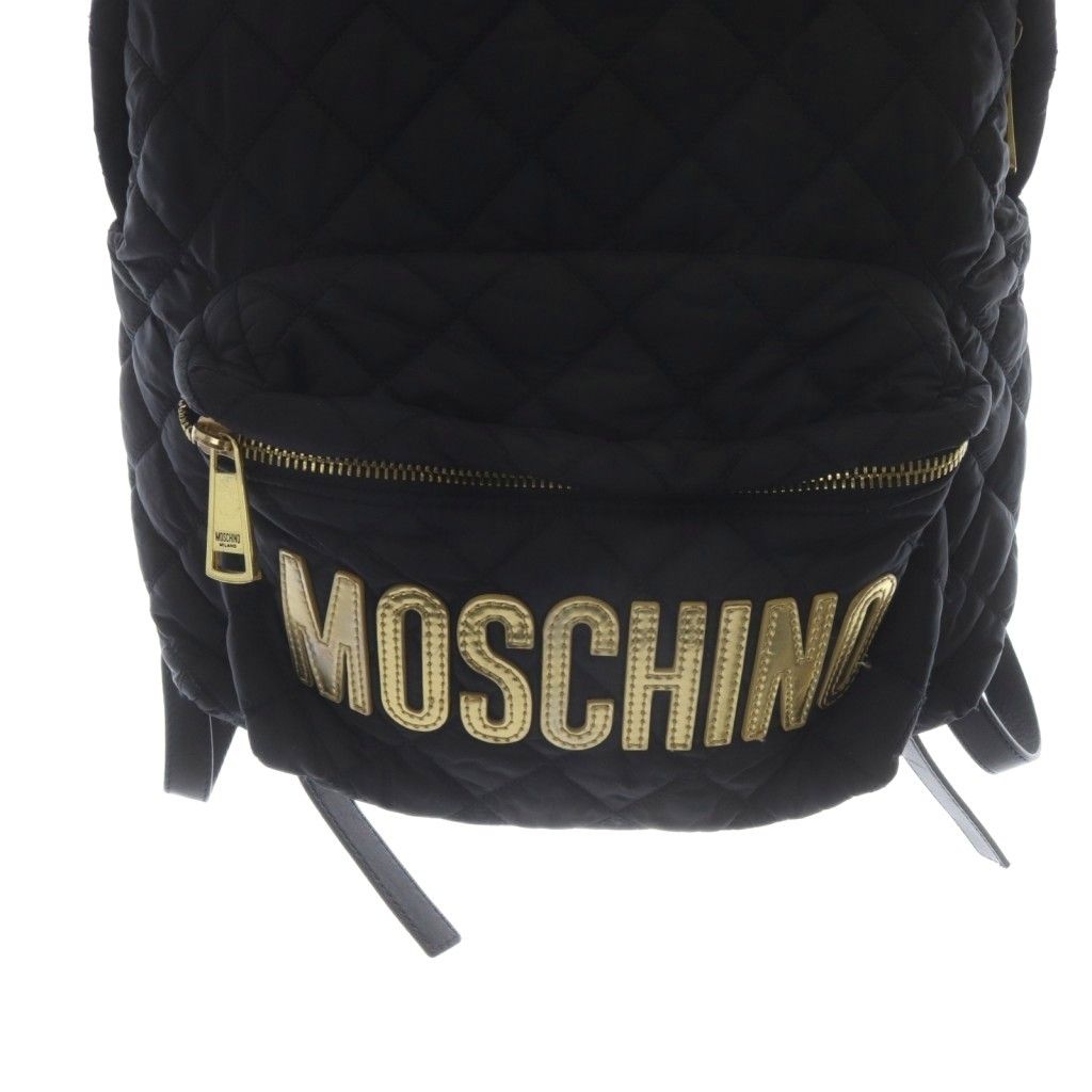 モスキーノ MOSCHINO キルティング ロゴバックパック リュックサック