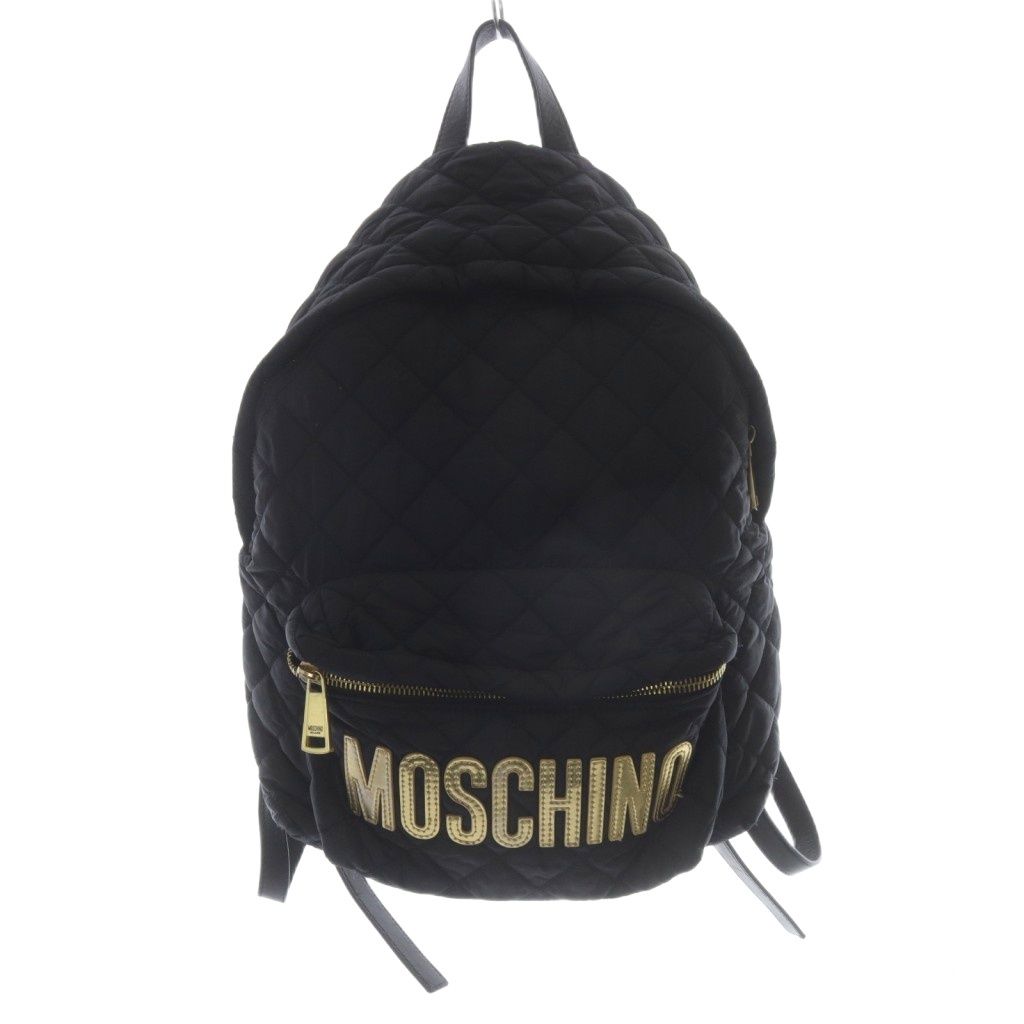 モスキーノ MOSCHINO キルティング ロゴバックパック リュックサック