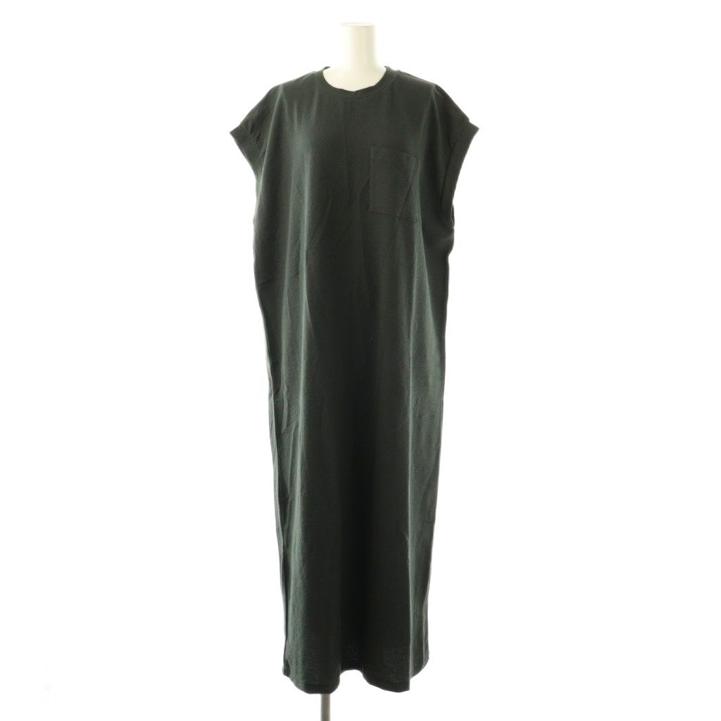 【中古】イエナ IENA 25AW BLACK ポケットTドレス ワンピース 38 チャコール /ES ■OS レディース イエナ IENA 25AW BLACK ポケットTドレス ワンピース 38 チャコール