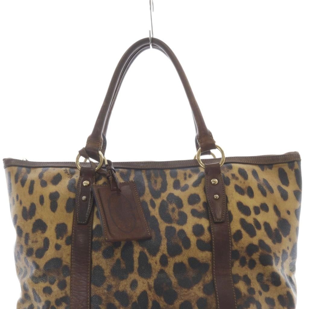 【最終底値】ドルチェ＆ガッバーナ ハンドバッグ ボストンバッグ レオパード Dolce & Gabbana ドルチェ＆ガッバーナ レオパード トートバッグ