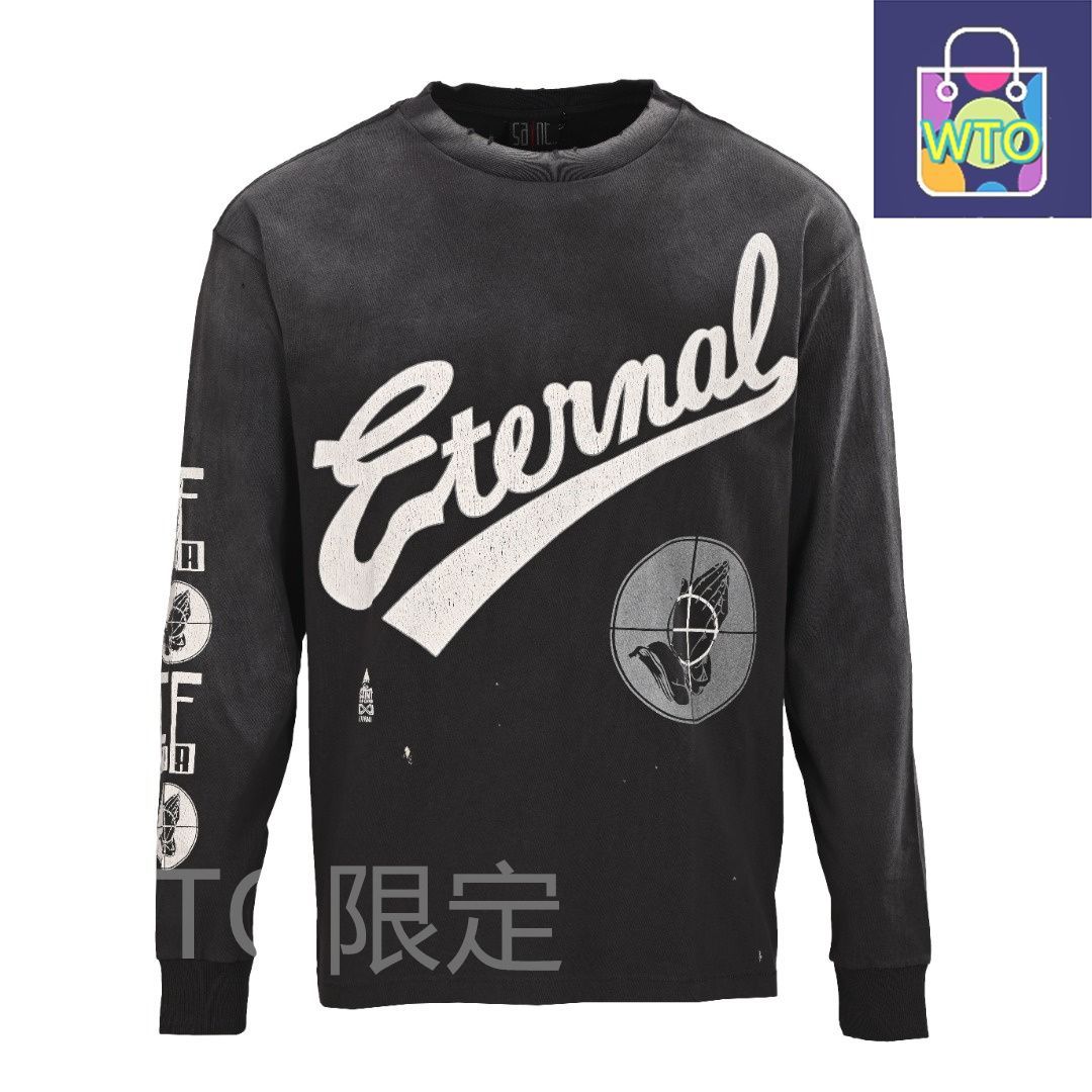 今日特価】SAINT MICHAEL セイントマイケル 祈り準星プリントロング