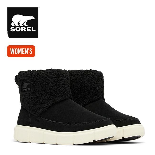 【新品】SOREL ソレル エクスプローラー3 スリッポンコージーWP【ウィメンズ】 NL5121 ブラックチョーク