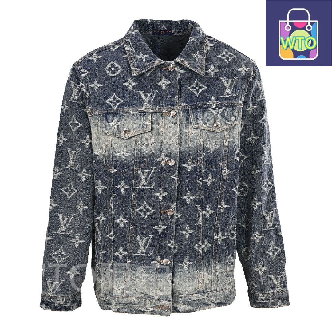 Louis Vuitton 刺繍入りジャケット LOUIS VUITTON（ルイ・ヴィトン） ミニバーシティブルゾン スタジャン