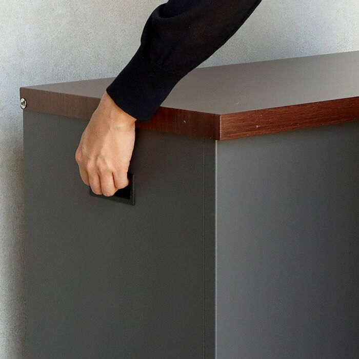  MOJYU ベンチ収納宅配ボックス Amato PBX 101 ダークグレー ブラウン木目 宅配ボックス 物置 車庫