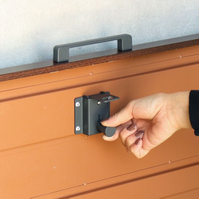 ダークグレー ブラウン木目