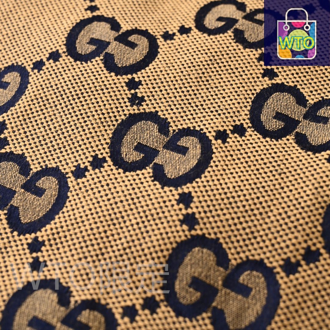 今日特価】GUCCI グッチ ダブルG満印帆布立襟ジャケット 原版提花生地