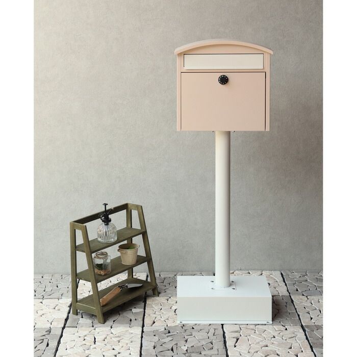 新品】郵便ポスト スタンドポスト Sesto セスト SDM-037 ピンク
