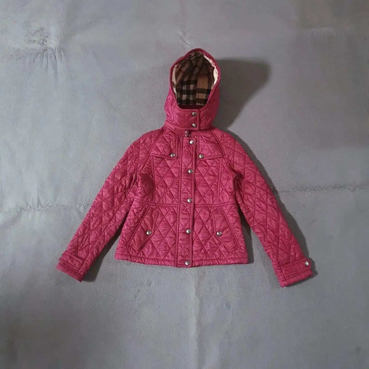 バーバリー　キルティング　ジャケット　アウター　6Y 110 116 ピンク バーバリー キルティング ジャケット アウター 6Y 110 116 ピンク