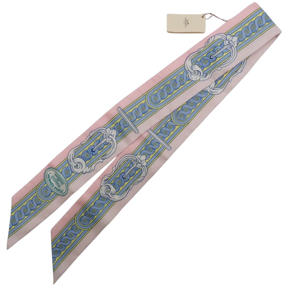 HERMES(エルメス) Fantaisies Indiennes 眩惑のインド カレ90 ブルー青