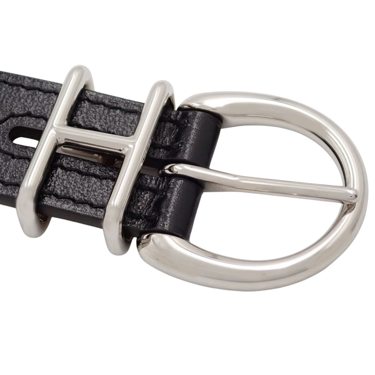 HERMES(エルメス) リバーシブルベルト トレンチ34 ゴールド ブラック黒