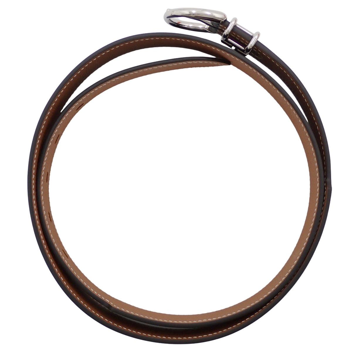 HERMES(エルメス) リバーシブルベルト トレンチ34 ゴールド ブラック黒