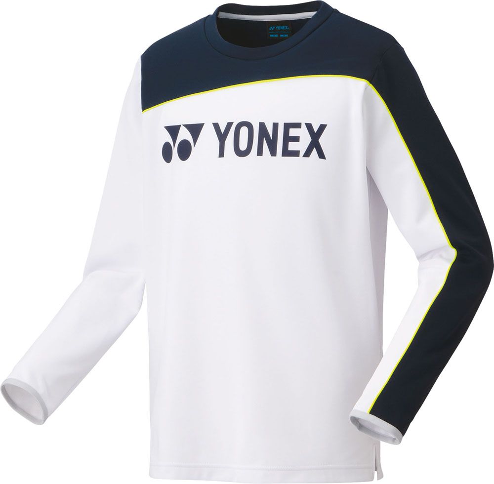 ヨネックス YONEX テニス ジュニアライトトレーナー トレーナー ジュニア 子供 キッズ ヒートカプセル 吸汗速乾 制電  31048J 011 ホワイト