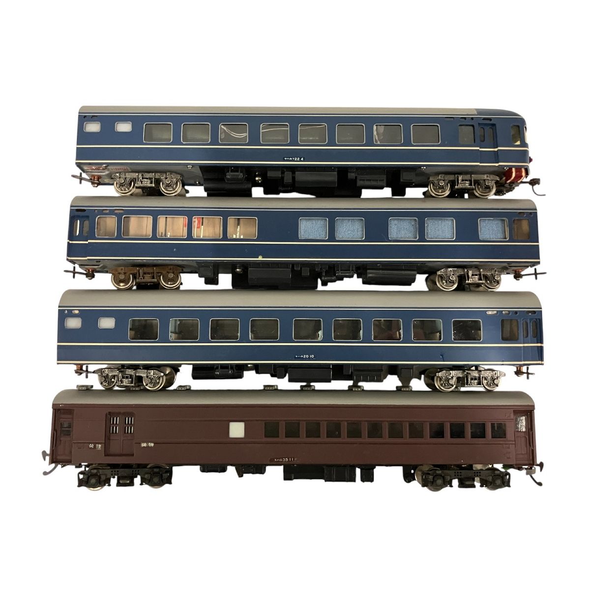 KTM カツミ HOゲージ スニハ35 スニハ ナハネ等 4両 セット 鉄道模型