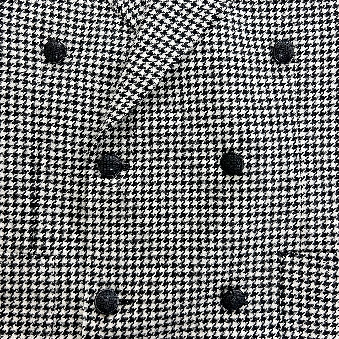 タリアトーレ Tagliatore チェック ダブルジャケット サイズ48 - メルカリ