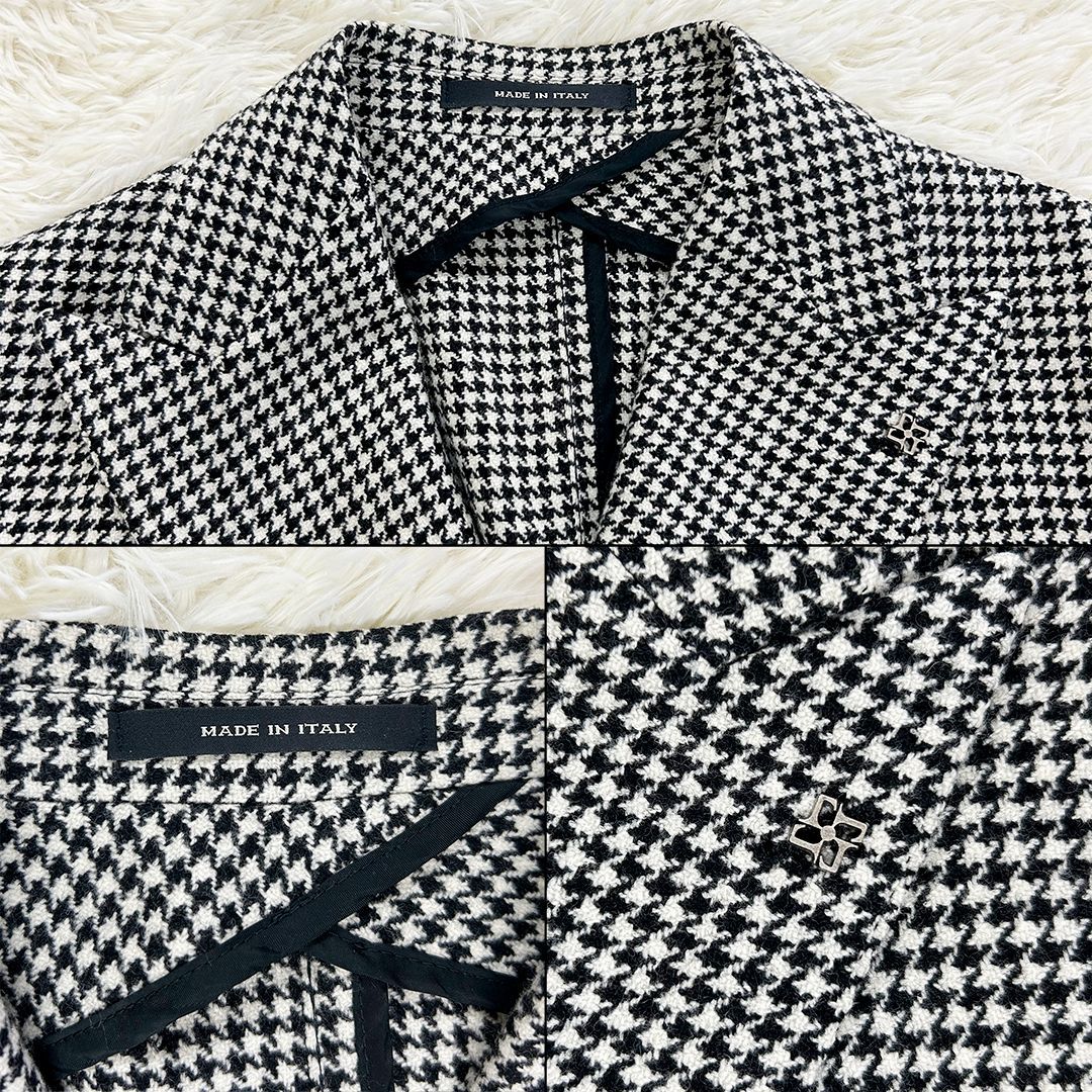 タリアトーレ Tagliatore チェック ダブルジャケット サイズ48 - メルカリ