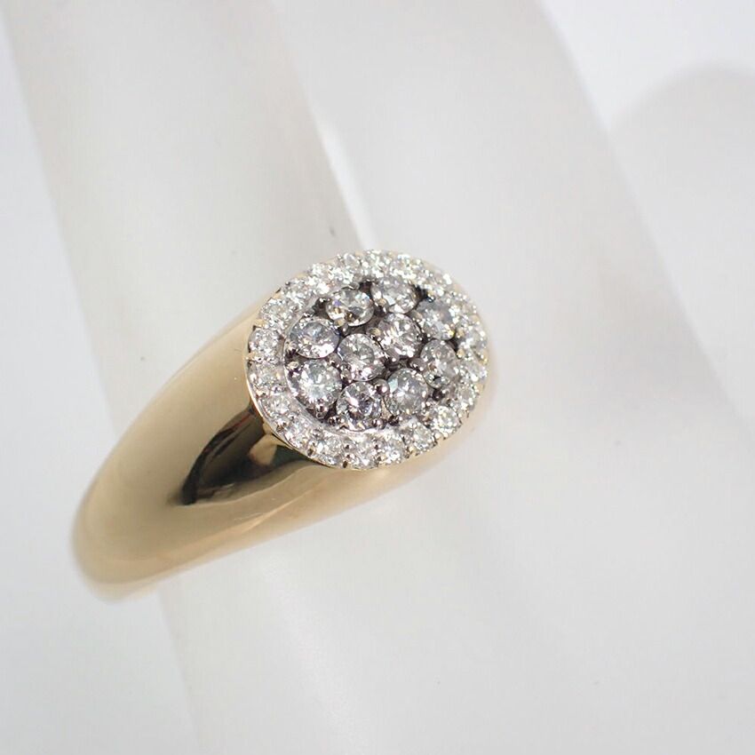 Sirena Azzurro/K18 ダイヤモンド リング /13号/j94-7 ピンキーリング