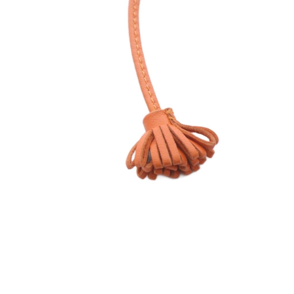 エルメス HERMES カルメンチータ 17 レザー チャーム ブックマーク