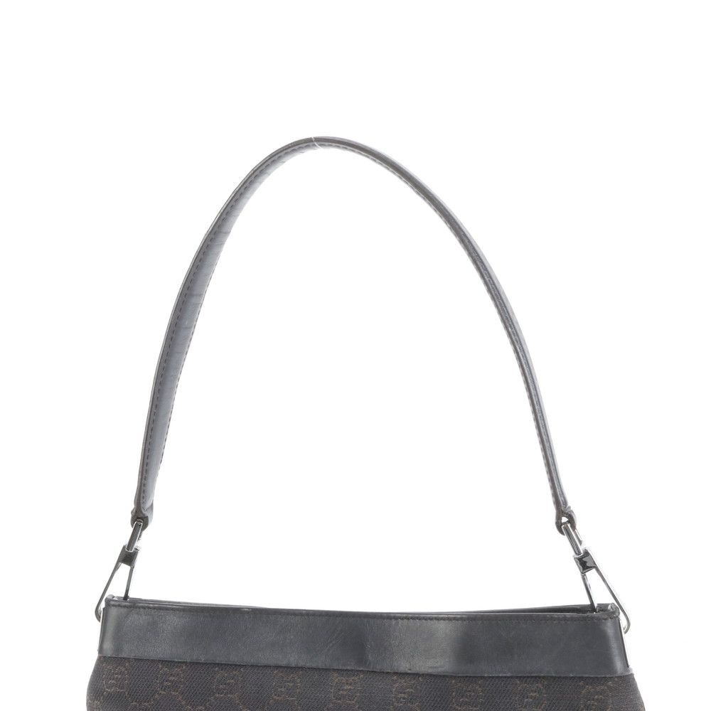 極美品 グッチ GG キャンバス レザー ショルダーバッグ 肩掛け ワン