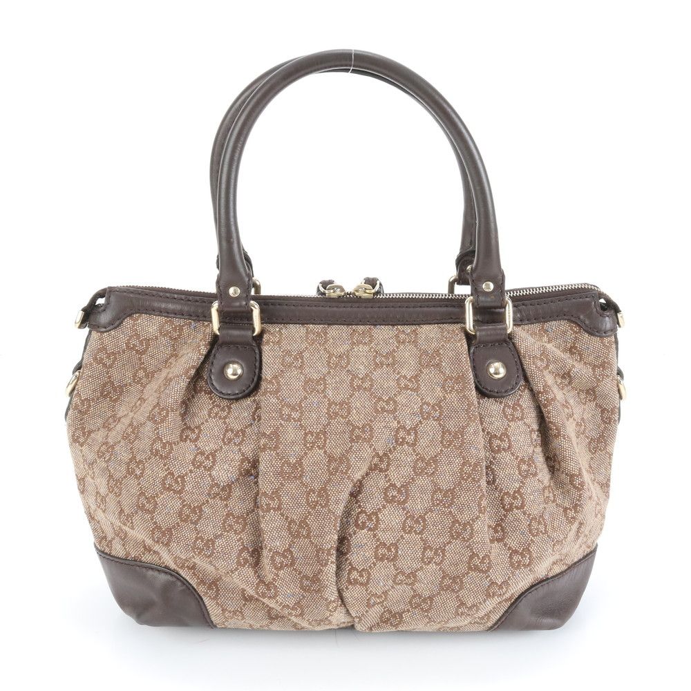 極美品 GUCCI スーキー GGキャンバス×レザー ハンドバッグ 肩掛け◎ 楽天市場】【美品】 グッチ ハンドバッグ スーキー GGキャンバス