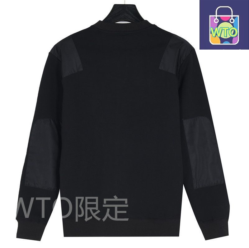 今日特価】Prada プラダ 胸ポケット丸首スウェット 春夏向け薄手素材で