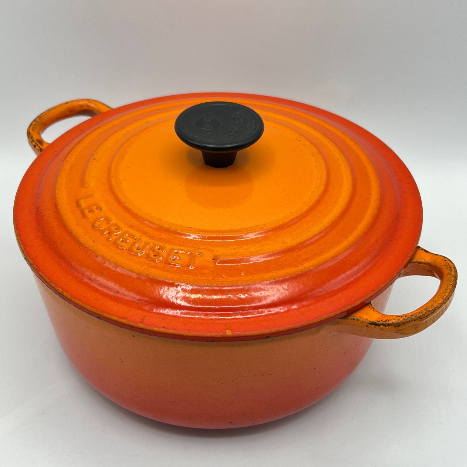 Le Creuset 両手鍋 オレンジ 20センチ ル・クルーゼ Le Creuset