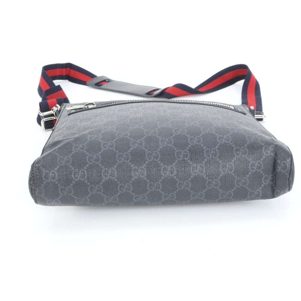 極美品 グッチ GGスプリーム シェリー ライン 474137 レザー