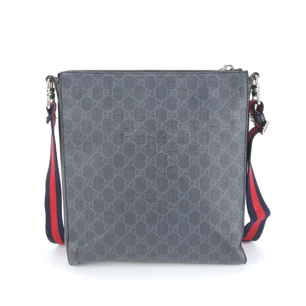 極美品 グッチ GGスプリーム シェリー ライン 474137 レザー