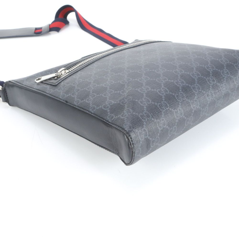 極美品 グッチ GGスプリーム シェリー ライン 474137 レザー