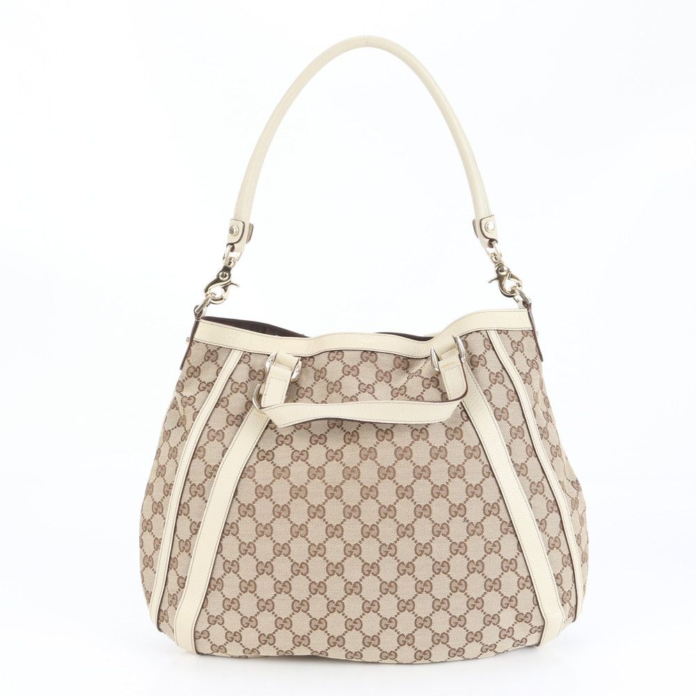 美品✨ GUCCI グッチ ハンドバッグ GG A4 キャンバス 極美品 グッチ GGキャンバス 130734 レザー 2WAY ショルダーバッグ