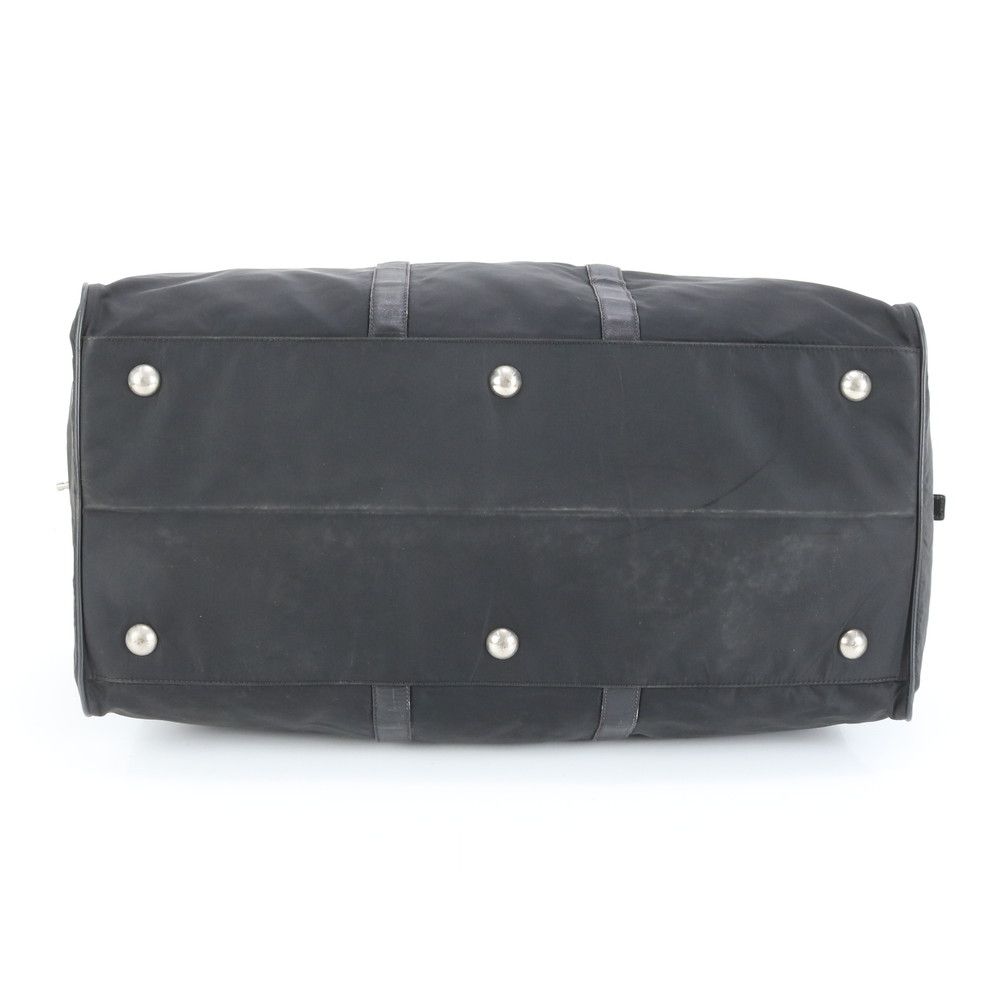 美品✨　プラダ ボストンバッグ テスートナイロン レザー ブラック メンズ PRADA - 極美品 プラダ テスート ナイロン サフィアーノ レザー