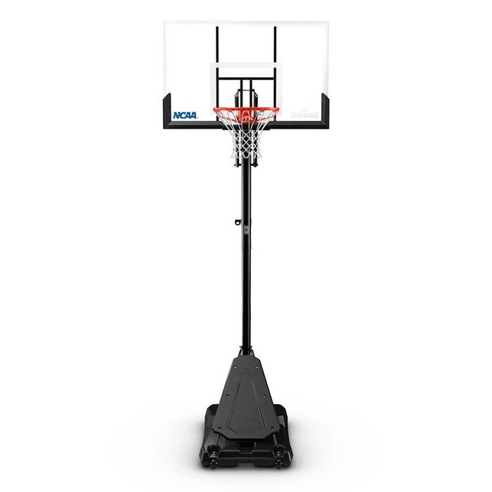 【新品】正規販売店 スポルディング バスケットゴール 50インチ NCAA エグザクトハイト アクリルポータブル E6A994
