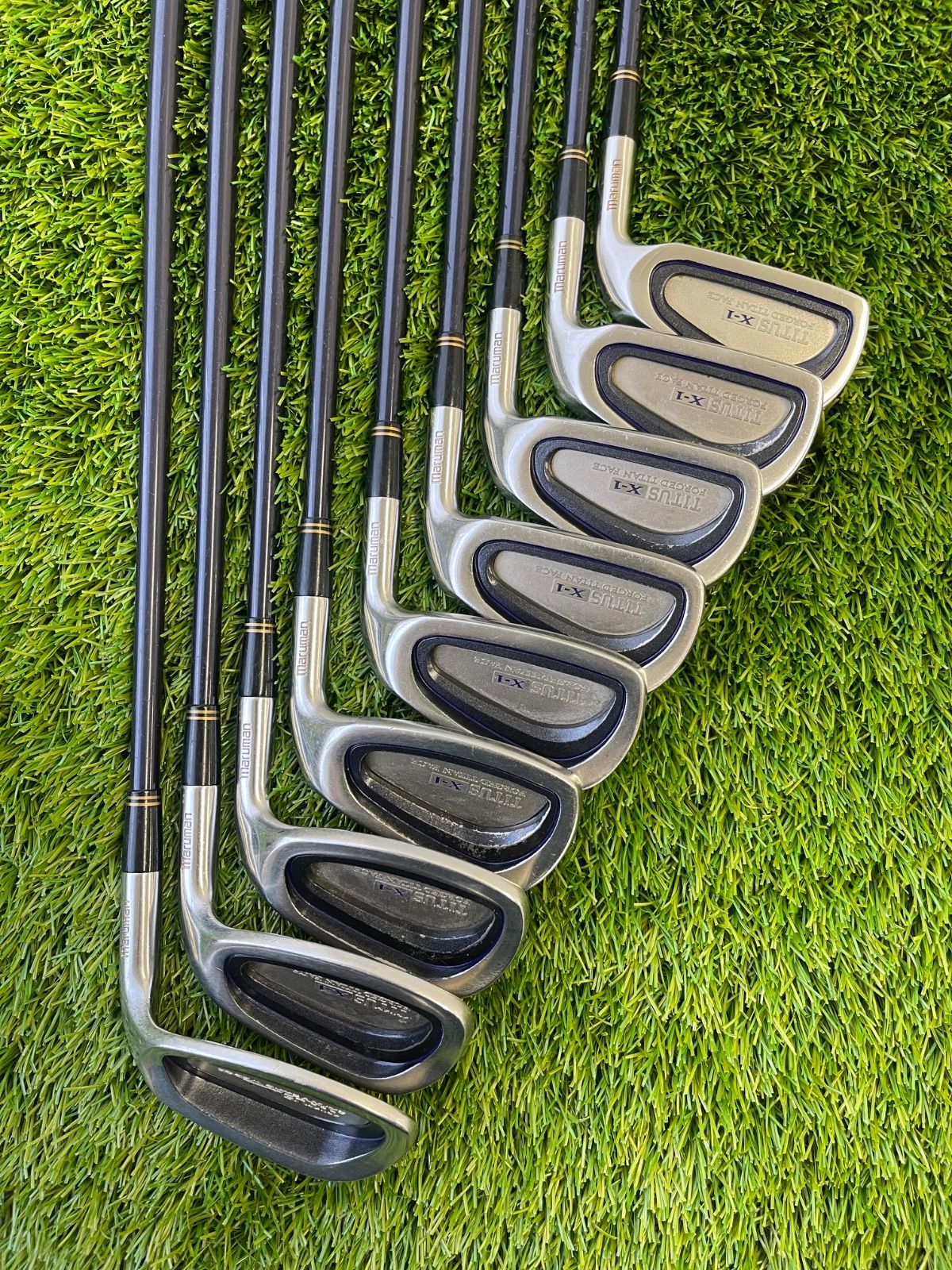 マルマン アイアン 9本 右 maruman TITUS X-1 カーボン R - メルカリ