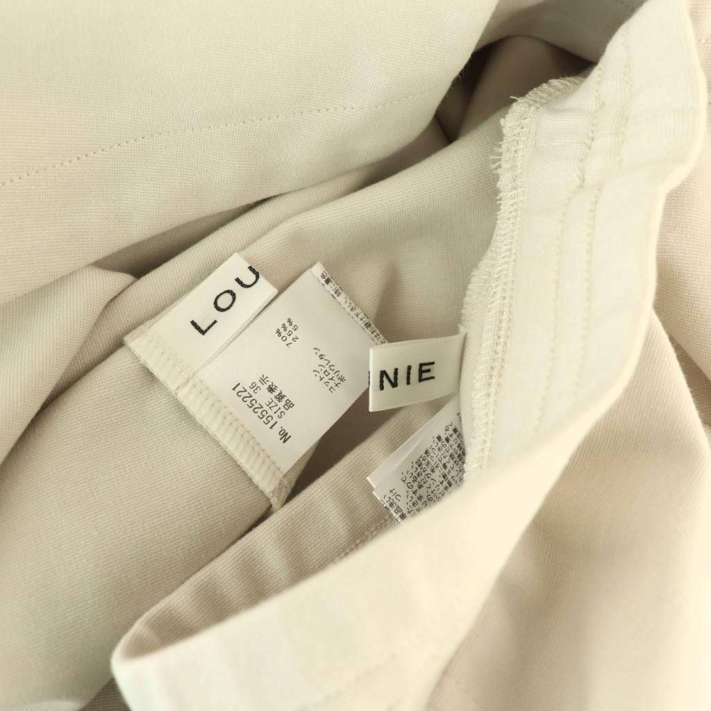 【中古】ルーニィ LOUNIE ハーフジップカットソー タイトスカート セットアップ 36 ライトグレー /CX ■OS レディース ルーニィ LOUNIE ハーフジップカットソー タイトスカート セットアップ