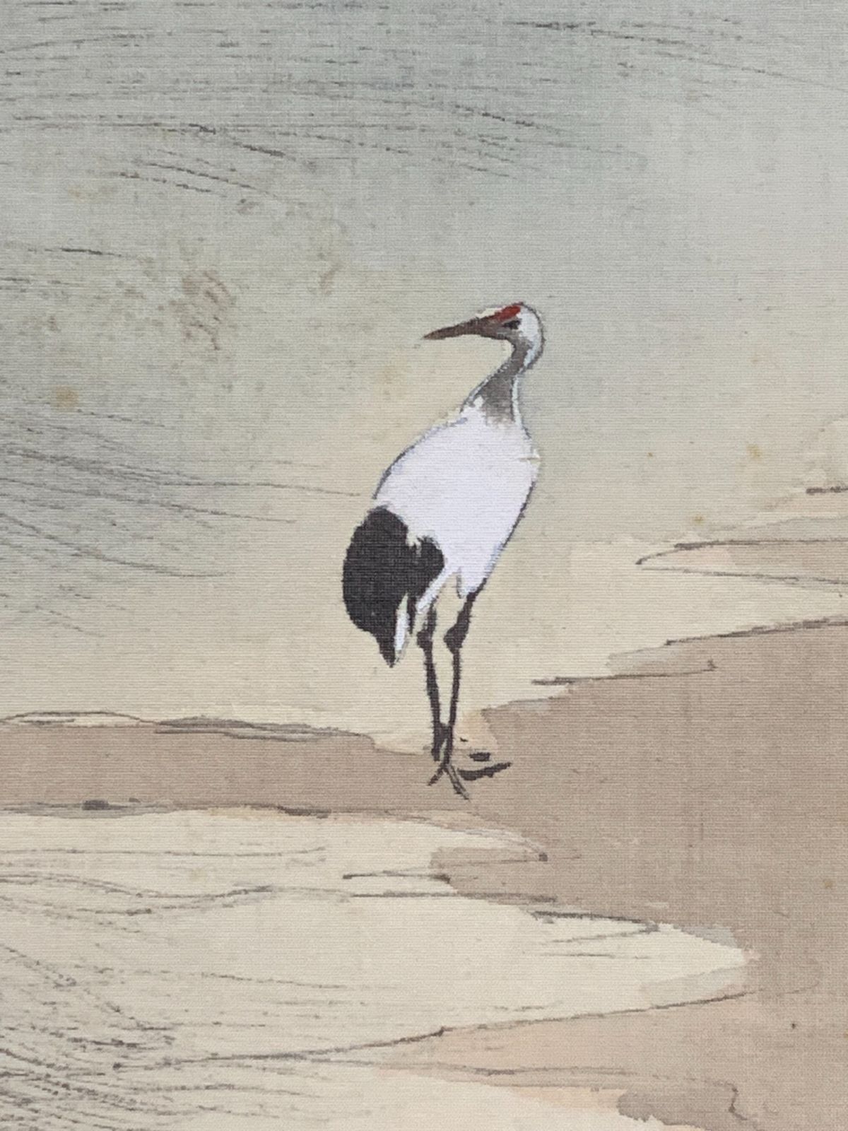 掛け軸】150 若山岳仙「老松群鶴図 大幅」花鳥 名古屋の人 #茶掛 #掛軸