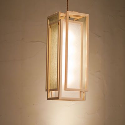 【新品】新洋電気 和風照明 和室 ペンダントライト 旬 shun-L 白×銀鼠 AP850-B