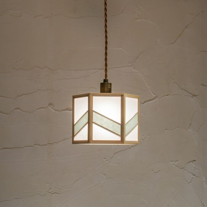 【新品】新洋電気 コンビネーションランプ ペンダントライト 湊 sou 不織布＋利休鼠 AP864-J 和風照明 おしゃれ