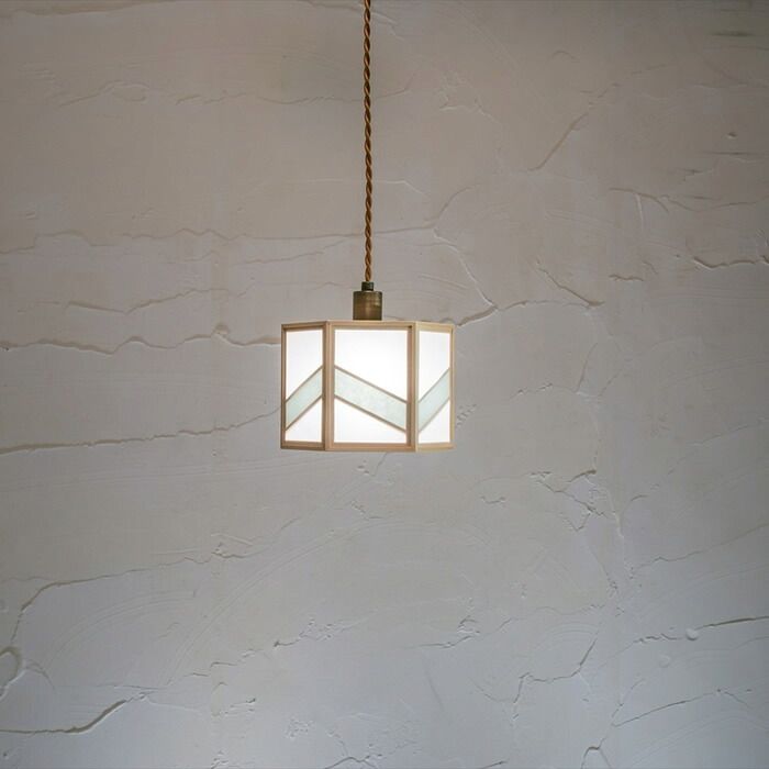 【新品】新洋電気 コンビネーションランプ ペンダントライト 湊 sou 不織布＋利休鼠 AP864-J 和風照明 おしゃれ