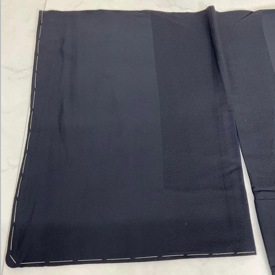  kimono one kimonoarisa 厳選 同然 センスの良い附下訪問着 袷 広襟 仕付け糸付き さが美 ニューはればれ加工 裄長 黒地 裄68肩丈155 訪問着 付け下げ 着物