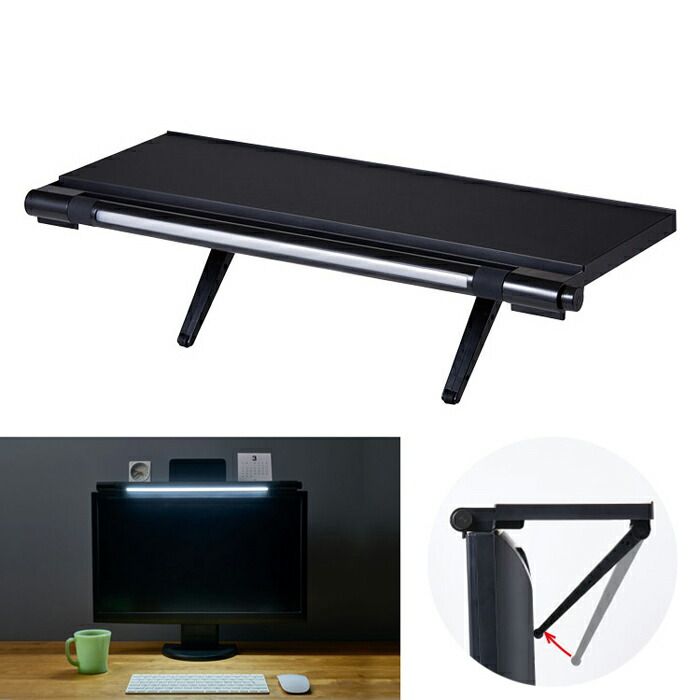 【新品】キングジム ライト付き ディスプレイボード LDB-500-BK