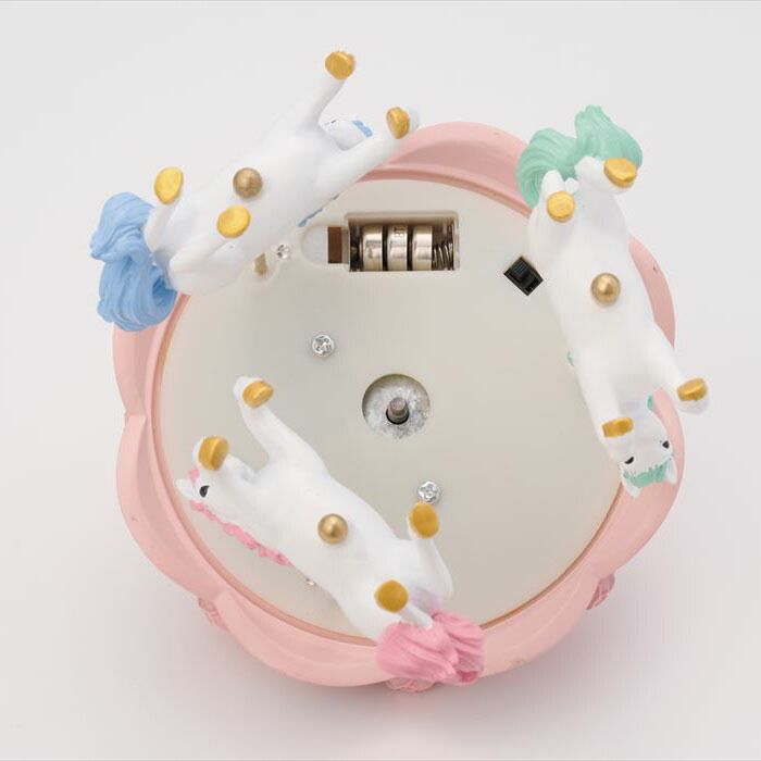新品】イシグロ オルゴール メリーゴーランド L I-12200 ローズピンク