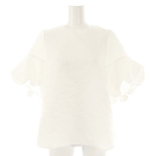 セントセシリア St.cecilia 23SS クラゲブラウス バルーンスリーブ 38 ホワイト /ES ■OS