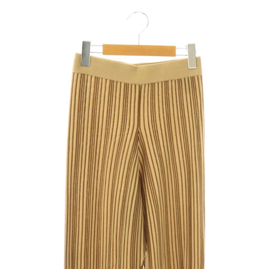 クラネ CLANE ランダムストライプニットワンピース ロング パンツ